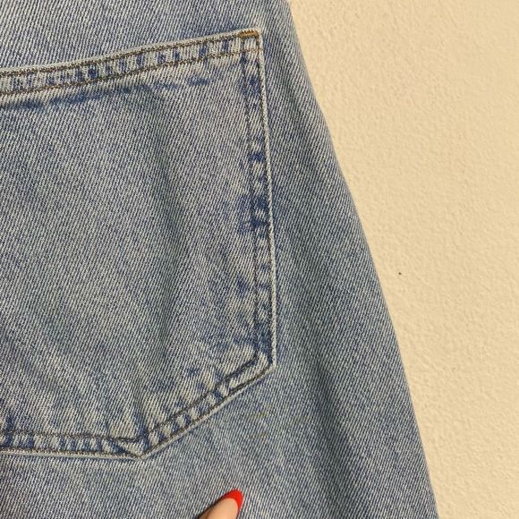 AGOLDE 90’s Loose Fit Denim Jeans Blue Mid Rise Size 24 - Picture 6 of 8